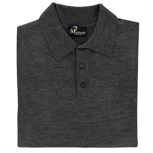 Grey Knitted Polo