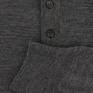 Grey Knitted Polo