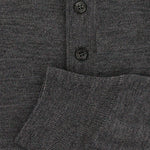 Load image into Gallery viewer, Franco Ponti Grey 3 Button Knitted Polo
