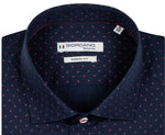 Load image into Gallery viewer, Giordano Navy Mini Fancy Print Shirt
