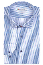 Load image into Gallery viewer, Giordano Modern Fit Sky Blue &amp; White Shirt
