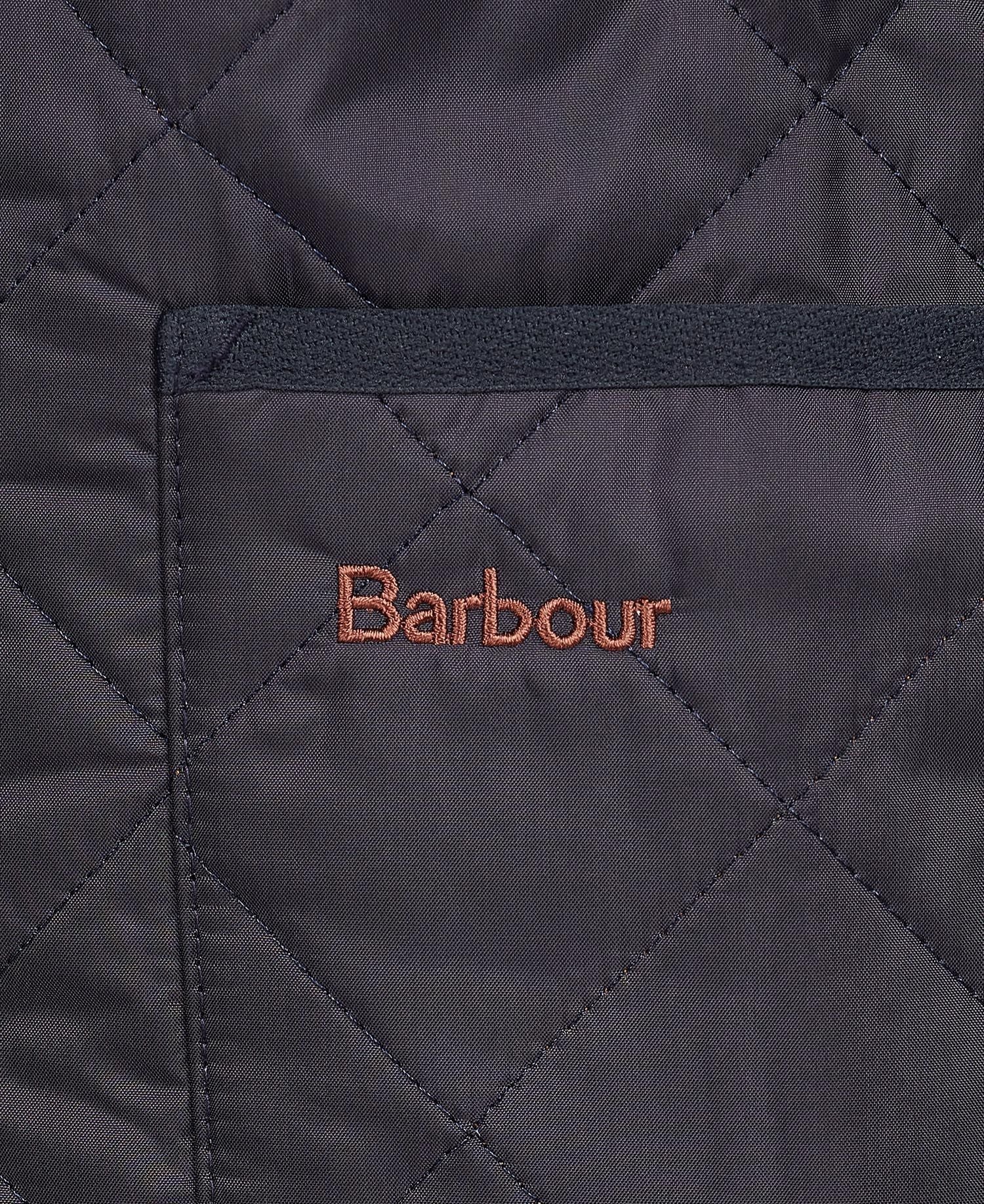 Barbour Navy Quilted Zip Liner
