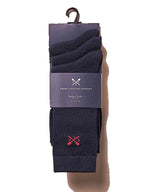 Load image into Gallery viewer, Crew Bamboo Navy Socks
