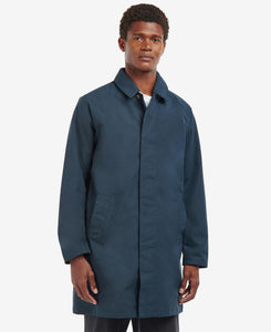 Barbour Navy Barnley Waterproof Mac Jacket