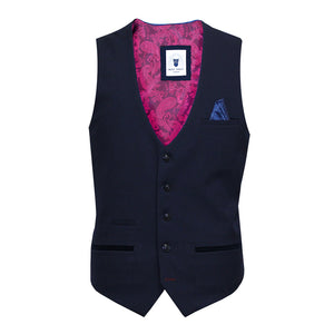Stone Navy Bromley  Waistcoat