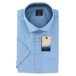 Load image into Gallery viewer, Olymp Short Sleeve Casual Sky Blue Shirt
