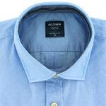 Load image into Gallery viewer, Olymp Short Sleeve Casual Sky Blue Shirt
