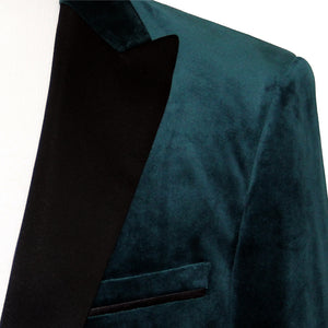 Skopes Teal Velvet Jacket Regular Length